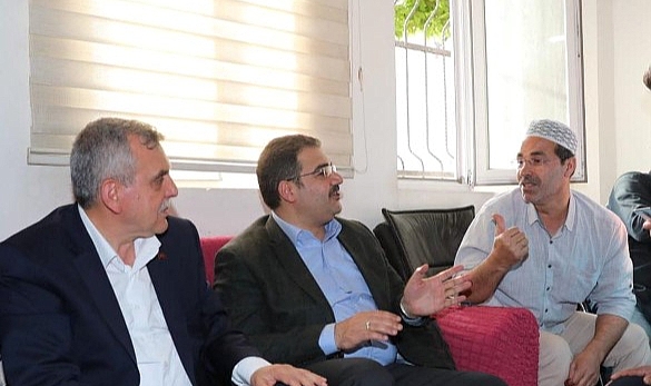 Canpolat ve Beyazgül, devteyşti mahallesi sakinleriyle buluştu (video)