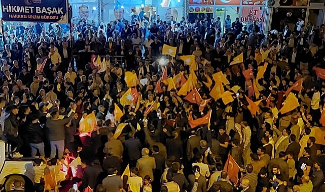 Harran’da binlerce genç hikmet başak’a destek verdi