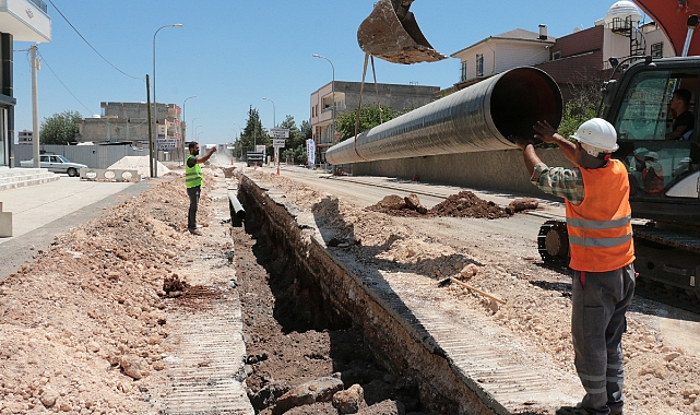 Büyükşehir’den Viranşehir’e 330 kilometrelik içme suyu hattı (video)