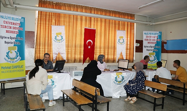 Haliliye belediyesi tercih destek merkezi hizmette (video)