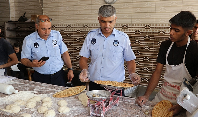 Karaköprü’de fırınlara ortak denetim (video)