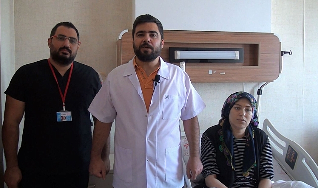 Girişimsel işlem ile aynı anda iki operasyon yapılan hasta hayata tutundu (video)