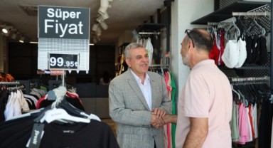 Beyazgül’den esnaf ziyareti (video)