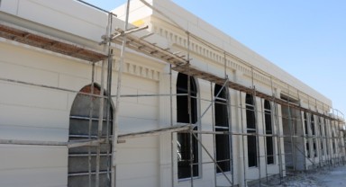 Gastronomi merkezi inşaatı hızla yükseliyor (video)