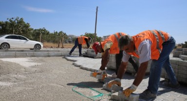 Karaköprü’de yeni yollar hizmete sunuluyor (video)