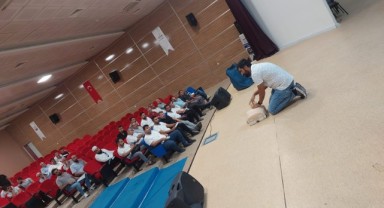 Okulların Açılmasıyla Servis Şoförlerine İlk yardım Eğitimi Verildi