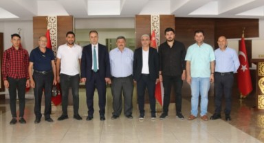 Şanlıurfa Gazeteciler Derneğinden Emniyet Müdürü Bildirici'ye ziyaret