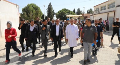 Vali Şıldak barış pınarı bölgesinde (video)