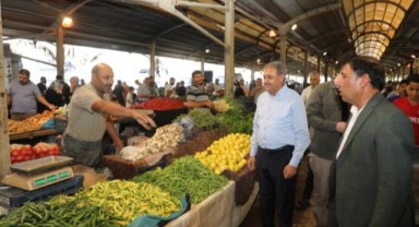 Vali Şıldak cumartesi pazarında