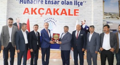 Yalçınkaya ak parti il başkanını ağırladı (video)