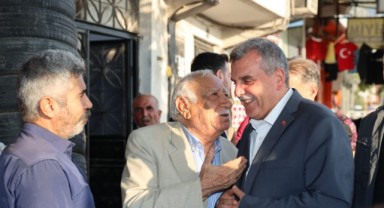 Beyazgül’den çarşı pazar esnaf ziyareti