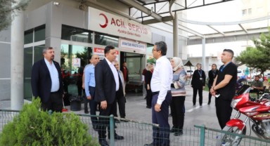 İl Sağlık Müdürü Solmaz İlçe Ziyaretlerine Birecik ile devam etti (video)