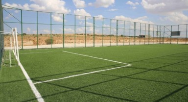 Karaköprü kırsalına yeni spor yatırımları kazandırılıyor (video)