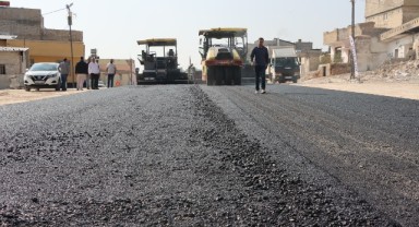 Kültür ve turizm yolunda asfalt çalışması başladı (video)