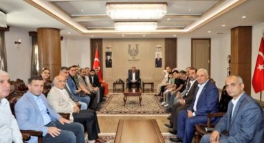 Şehit ailelerinden Vali Şıldak'a ziyaret