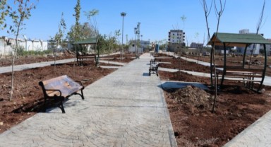 Siverek ilçesinin 3 farklı noktasında park çalışması