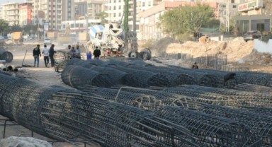 Balıkayağı köprülü kavşak çalışması devam ediyor (video)