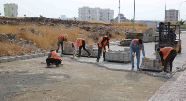 Karaköprü’de üstyapı çalışmaları hız kesmiyor (video)