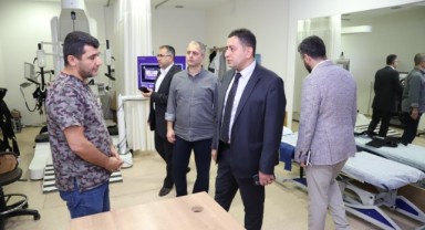 Solmaz Mehmet Akif İnan EAH. Haliliye ek binasında incelemelerde bulundu (video)