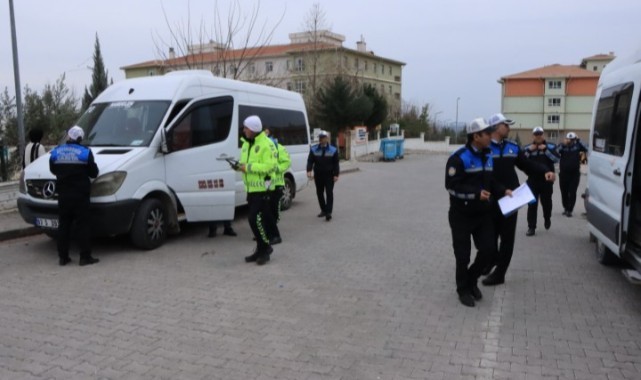 Zabıta ve polisten okul güvenliği denetimi (Video)
