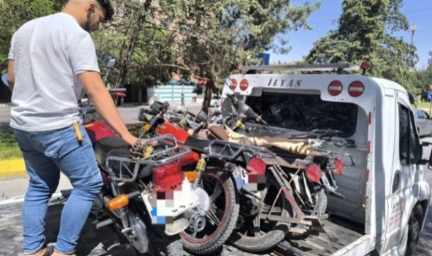 Şanlıurfa'da ruhsatsız motosikletlere izin yok