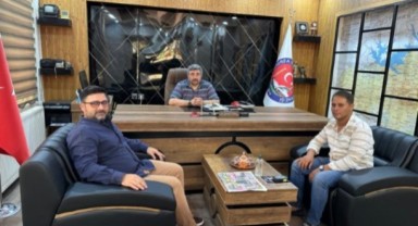 Mimarlar Odası Şanlıurfa Şube Başkanı Pirkan Kılıç'dan Güler'e ziyaret