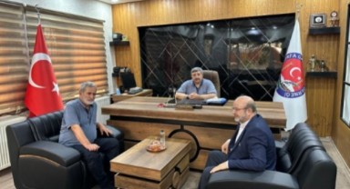 Saraç ve Görgün'den Gazeteci Güler'e ziyaret