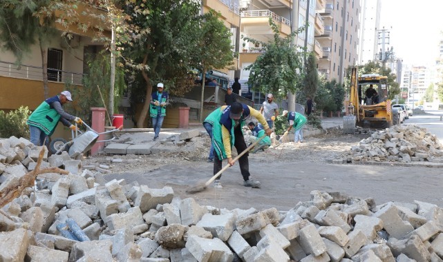 Karaköprü’de kaliteli yollar için çalışmalar sürüyor (video)
