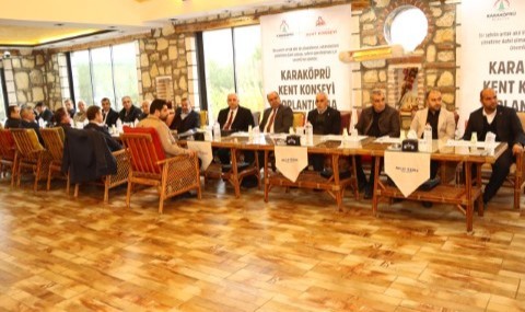Karaköprü'de kent konseyi toplantısı yapıldı (Video)
