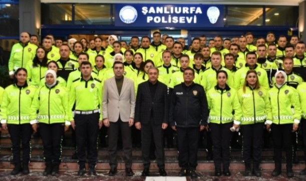 Şıldak Trafik polisleri ile bir araya geldi.