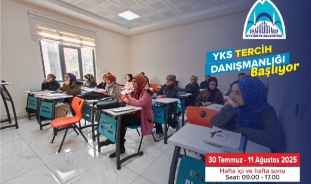 Eyyübiye Belediyesi’nden YKS Tercih Desteği! Gençlere Ücretsiz Danışmanlık Hizmeti Başladı