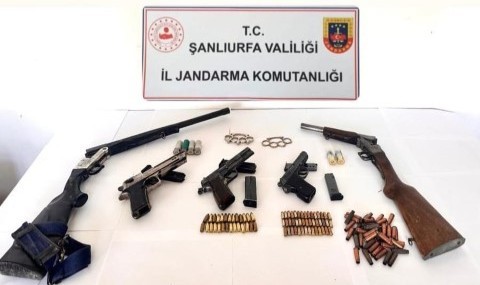 Şanlıurfa’da Ruhsatsız Silah Depolarına Darbe