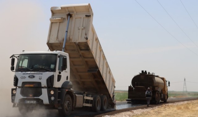 Viranşehir’de 11 Kilometrelik Yol Çalışması Sona Yaklaştı