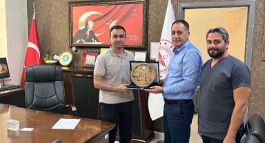 Sağlık-Sen Şanlıurfa Şube Başkanı Yabir’den Yeni Başhekim Palice’ye Ziyaret!