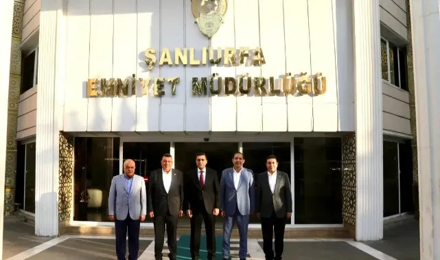 MHP Şanlıurfa Milletvekili, Emniyet Müdürü Aksoy’u Ziyaret Etti!