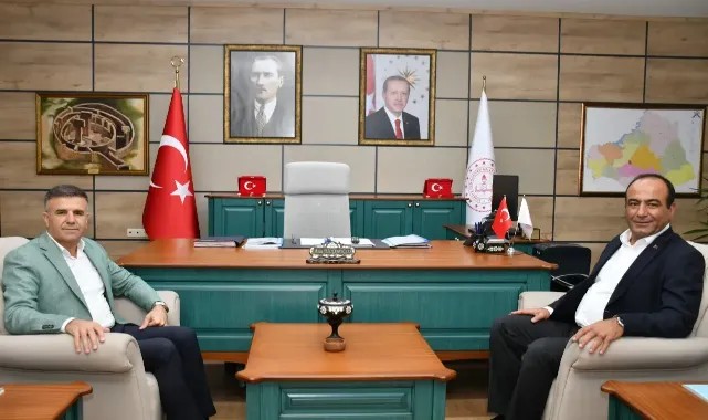 Şanlıurfa İl Sağlık Müdürü Erhan Berk, İl Milli Eğitim Müdürü Sultanoğlu’nu Ziyaret Etti!
