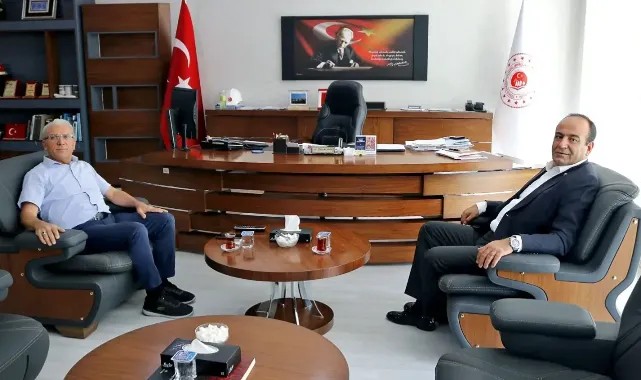 Şanlıurfa Sağlık Müdürü’nden Çevre İl Müdürüne Ziyaret!