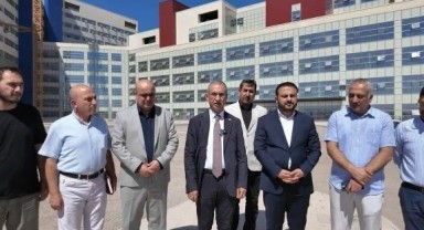 Şanlıurfa Şehir Hastanesi İnşaatı Milletvekili Dusak Tarafından Denetlendi!