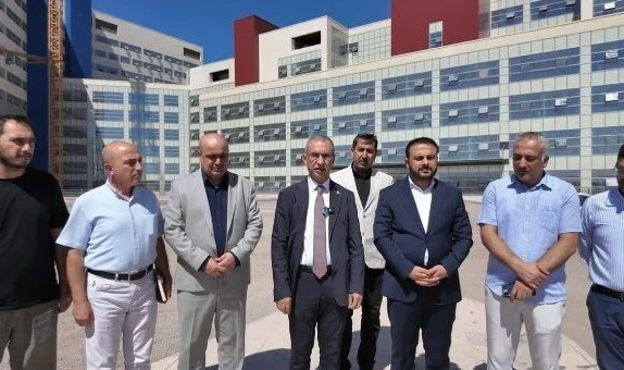 Şanlıurfa Şehir Hastanesi İnşaatı Milletvekili Dusak Tarafından Denetlendi!
