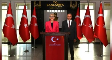 Şanlıurfa Valiliğinde İngiltere Büyükelçisi Ziyareti!