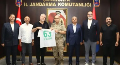 Şanlıurfaspor, Jandarma Komutanı Aldemir’i Makamında Ziyaret Etti!