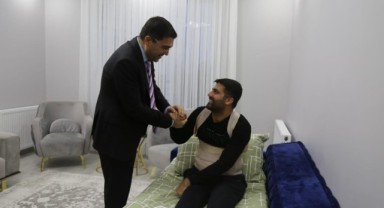 Emniyet Müdürü Aksoy’tan Yaralı Polise Destek Ziyareti!