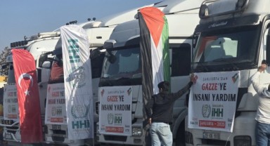 Şanlıurfa İHH’dan Gazze’ye 11 Tır İnsani Yardım!