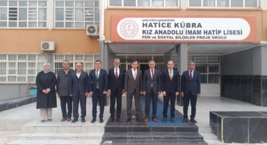 Milli Eğitim Bakanlığı Yetkilisi Şanlıurfa ve Viranşehir’de incelemelerde Bulundu