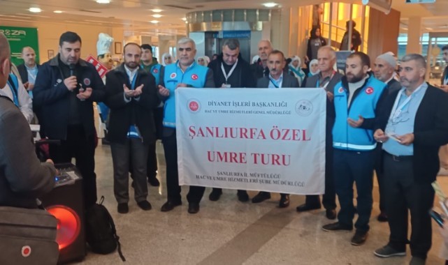 Şanlıurfa’dan Kutsal Topraklara 19 Günlük Umre Yolculuğu Başladı