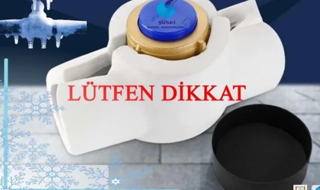 SUSKİ Sayaç Ve Su Borularının Donmasına Karşı Uyardı