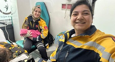 Şanlıurfa’da Ambulansta doğum heyecanı yaşandı