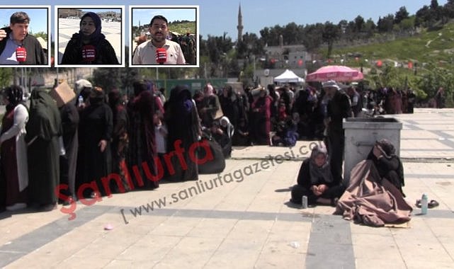 Şanlıurfa’da yardım kuyruğu İiyanı: Vatandaş saatlerce bekledi