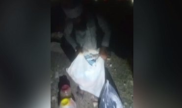 Şanlıurfa’da Dağ Yolunda Dikkat Çeken Yakalama
