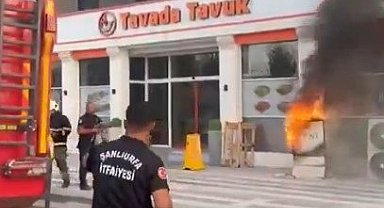 Şanlıurfa’da Elektrik Panosunda Yangın Çıktı